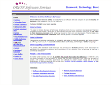 Tablet Screenshot of orionsoftwareservices.com